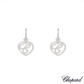 Chopard White Gold Happy Diamonds Earrings 837223-1001 Chopard White Gold Happy Diamonds Earrings 837223-1001